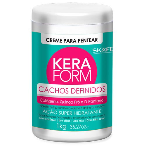 Crema de Peinar Skafe Keraform Rizos Definidos 1Kg Crema de Peinar Skafe Keraform Rizos Definidos 1Kg
