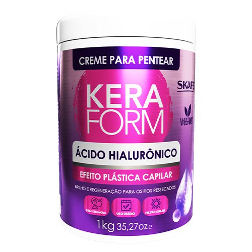 Crema de Peinar Skafe Keraform Hialurónico Efecto Cirugía Capilar 1Kg