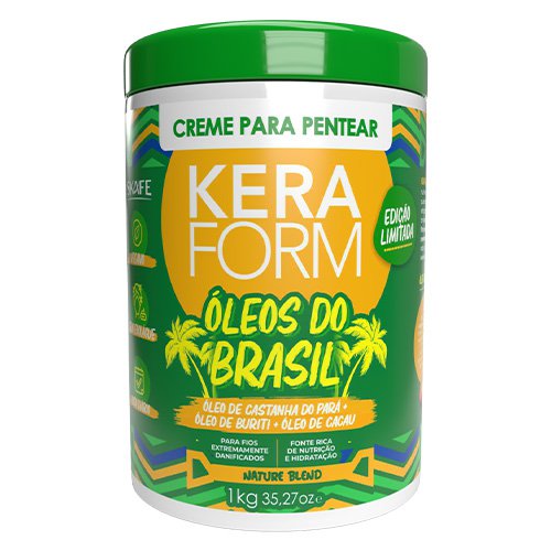 Crema de Peinar Skafe Keraform Aceites de Brasil 1Kg