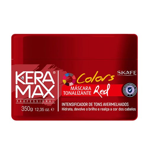 Mascarilla Matizadora Skafe Keramax Colors Rojo 350g