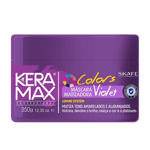 Mascarilla Matizadora Skafe Keramax Colors Violeta 350g