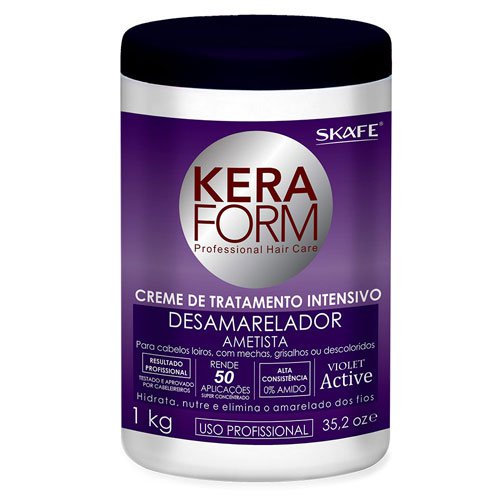 Mascarilla Profesional Skafe Keraform Amatista Matizadora 1Kg Mascarilla Profesional Skafe Keraform Amatista Matizadora 1Kg