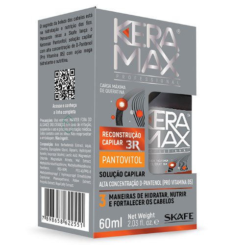 Ampolla Megadosis Skafe Keramax Reconstrucción Pantovit hidratación 60ml Ampolla Megadosis Skafe Keramax Reconstrucción Pantovit hidratación 60ml