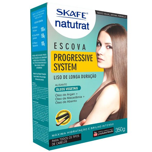 Kit Alisado Brasileño Skafe Natutrat Liso Intenso 350g