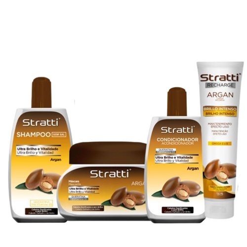 Maintenance pack Stratti Argan & Keratin with 4 products