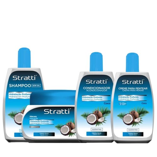 Pack Mantenimiento Stratti Coco & Keratina 5 productos