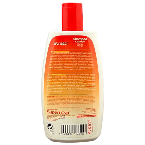 Shampoo Stratti Mango volume control with keratin salt-free 400ml