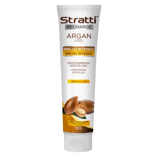 Carga de Keratina Stratti Argán brillo intenso 150ml