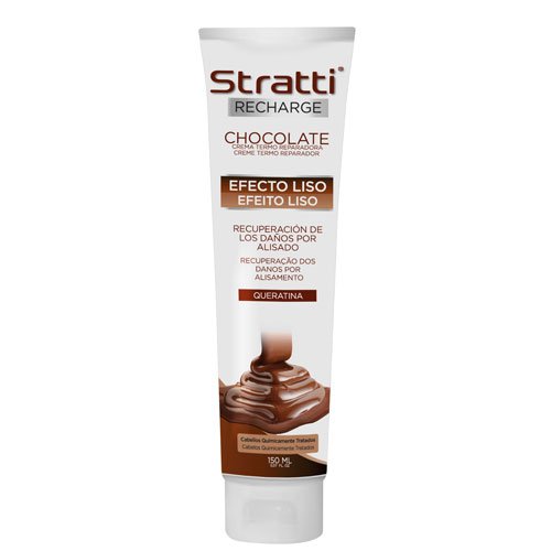 Carga de keratina Stratti Chocolate efecto liso 150ml