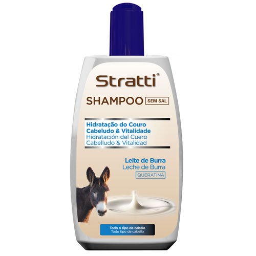 Shampoo Stratti Donkey Milk salt-free 400ml