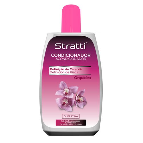 Acondicionador Stratti Orquídea Rizos con keratina 300ml