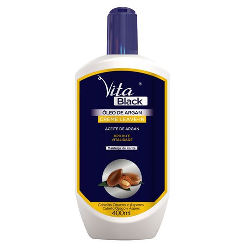 Leave-in cream Vitablack Argan and Shea Butter 400ml