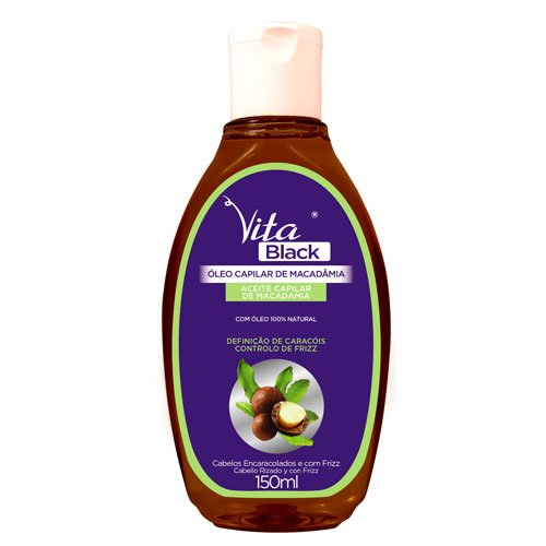 Aceite capilar VitaBlack Macadamia 150ml Aceite capilar VitaBlack Macadamia 150ml
