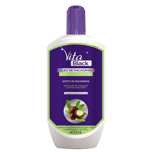 Activador Rizos VitaBlack Macadamia 400ml