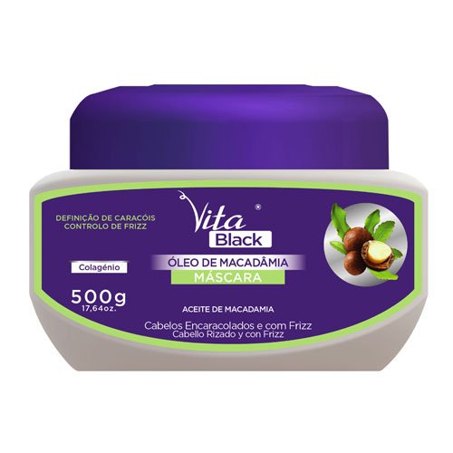 Pack mantenimiento VitaBlack Macadamia sin sal ni sulfatos 5 productos