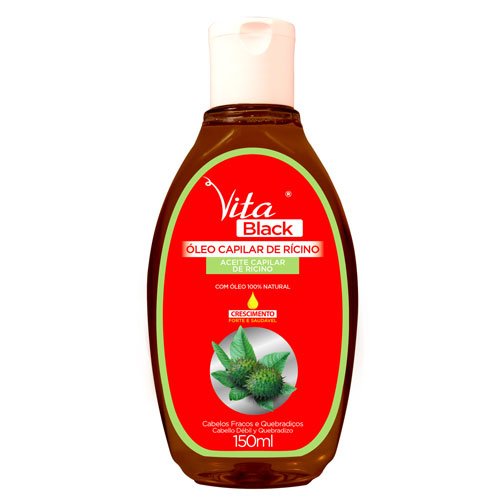 Aceite capilar VitaBlack Aceite de Ricino 150ml Aceite capilar VitaBlack Aceite de Ricino 150ml