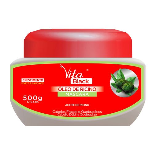 Mascarilla VitaBlack Aceite de Ricino 500g Mascarilla VitaBlack Aceite de Ricino 500g
