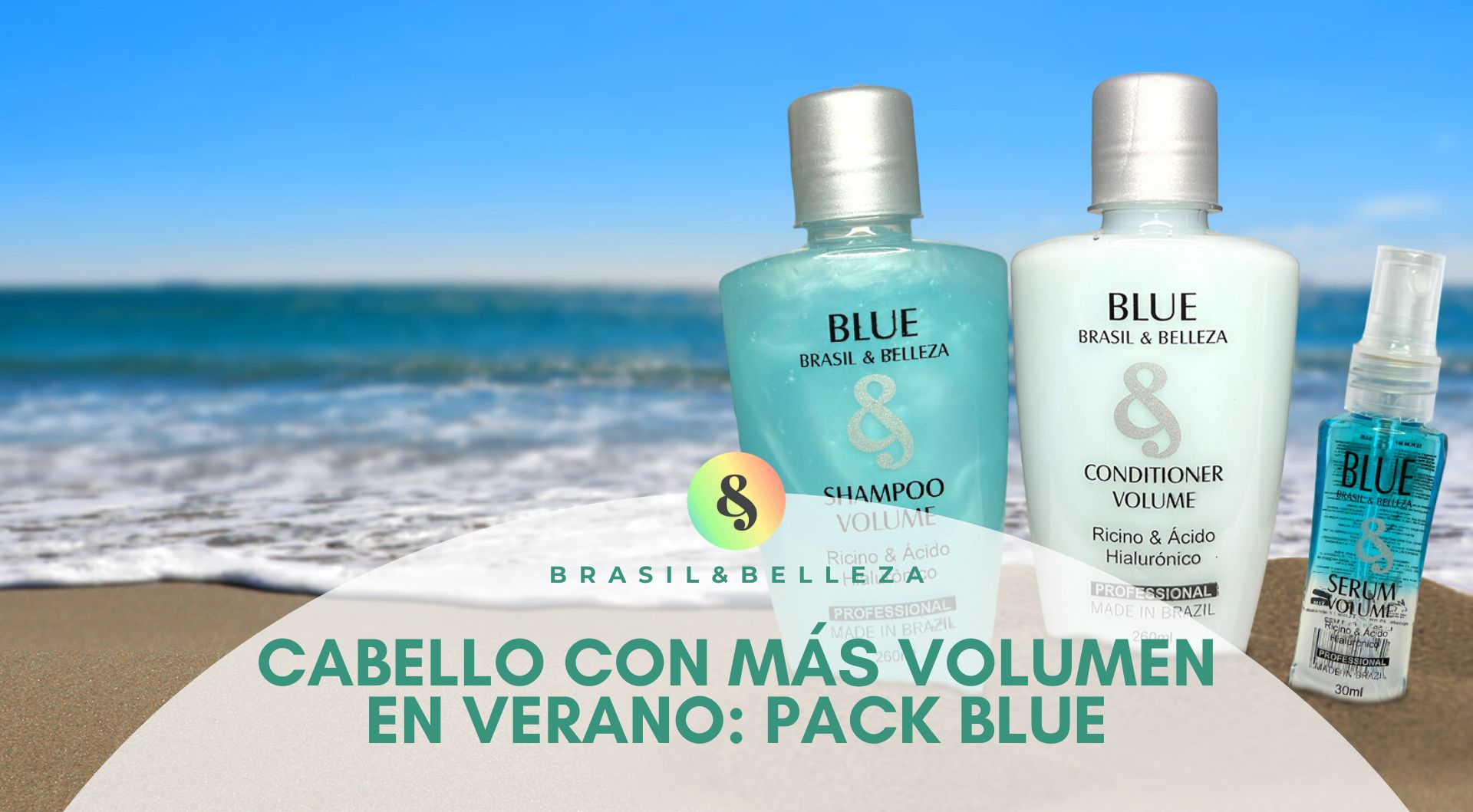 pack blue cabello fino