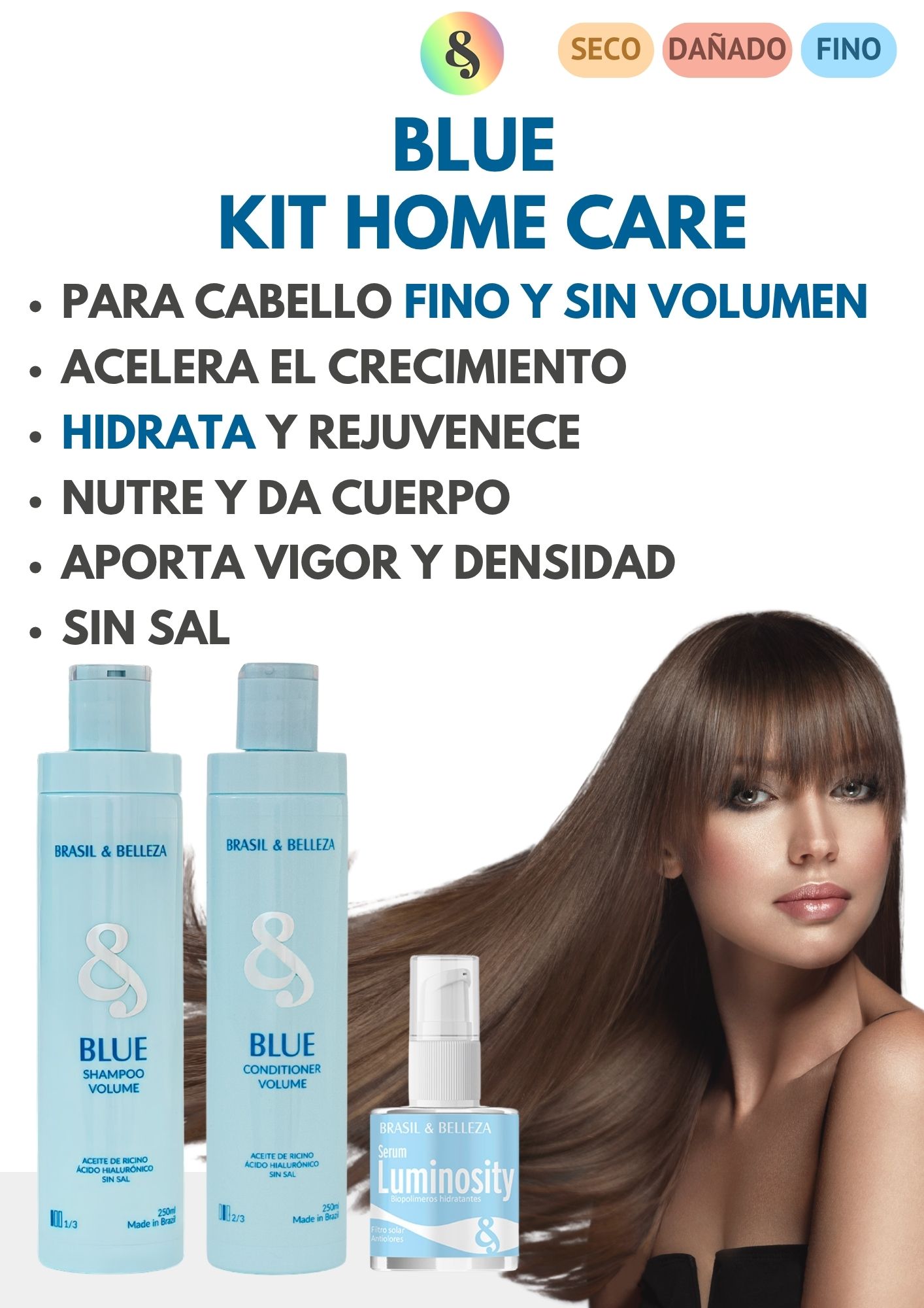 B&B Blue Ricino y Hialurónico