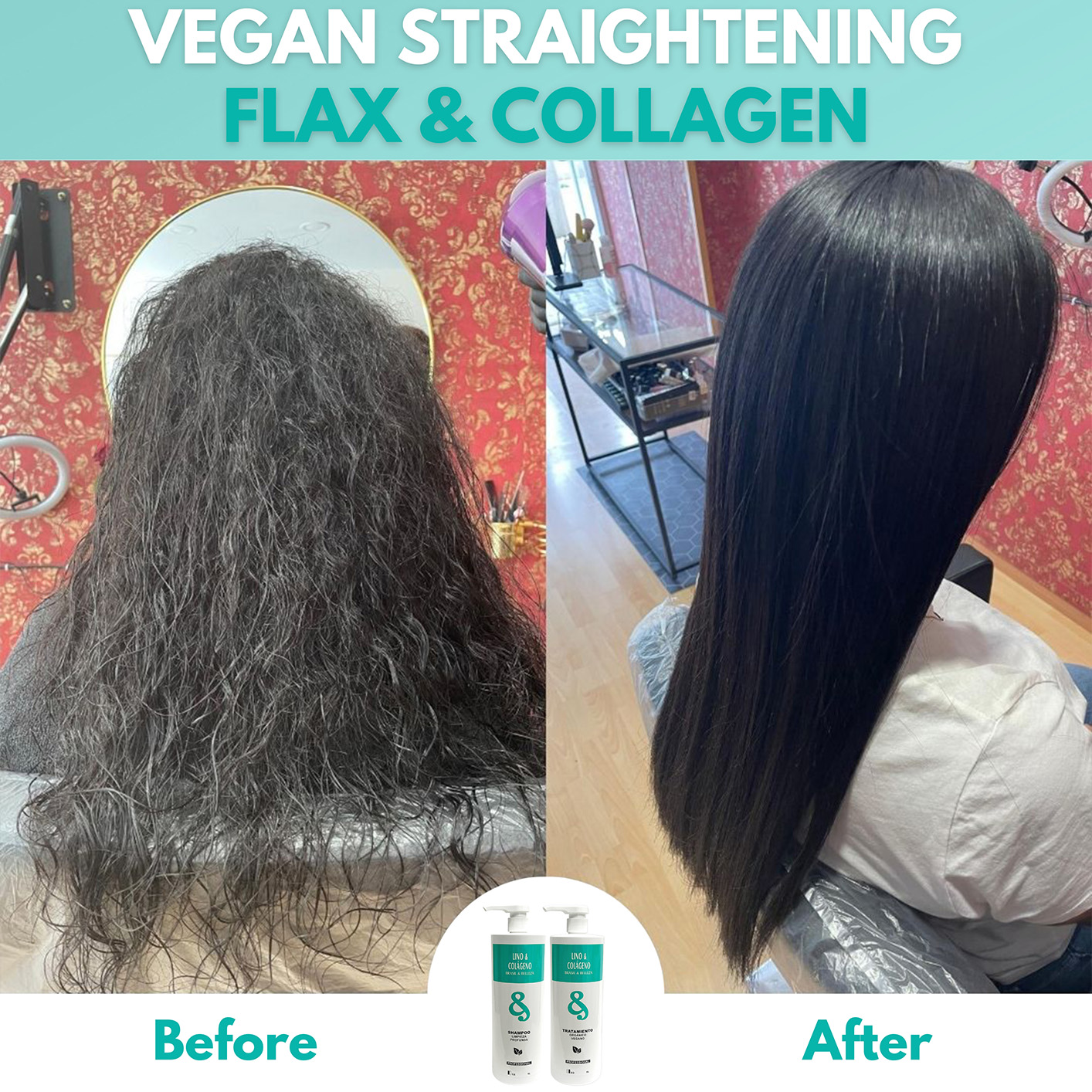 Vegan Flaxseed & Collagen Hair Lifting Kit