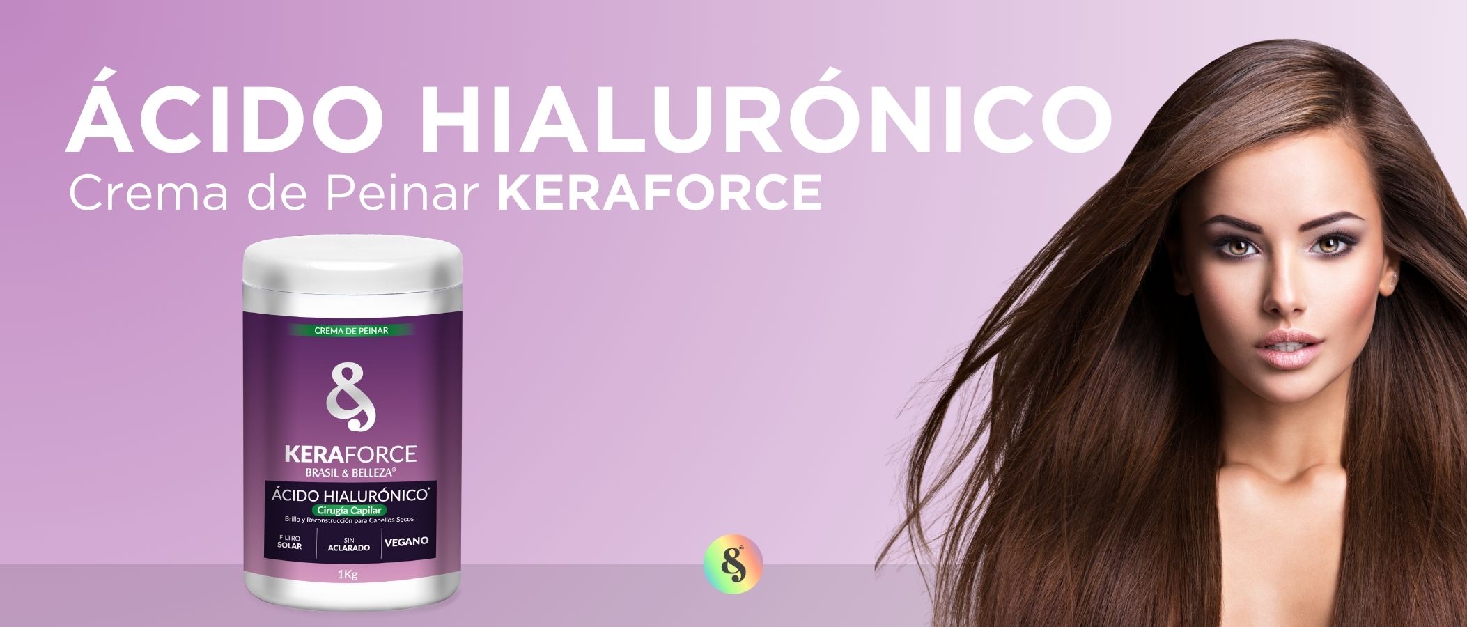 Crema de Peinar B&B Keraforce Ácido Hialurónico