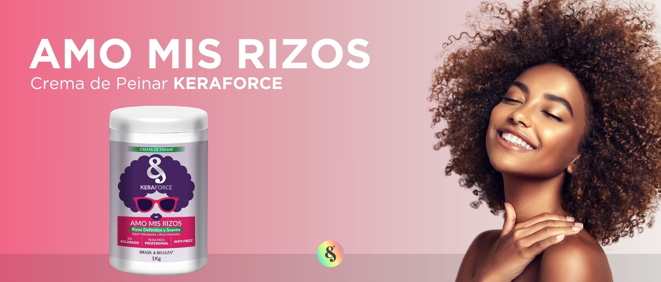 Crema de Peinar B&B Keraforce Aceite de Ricino vegana