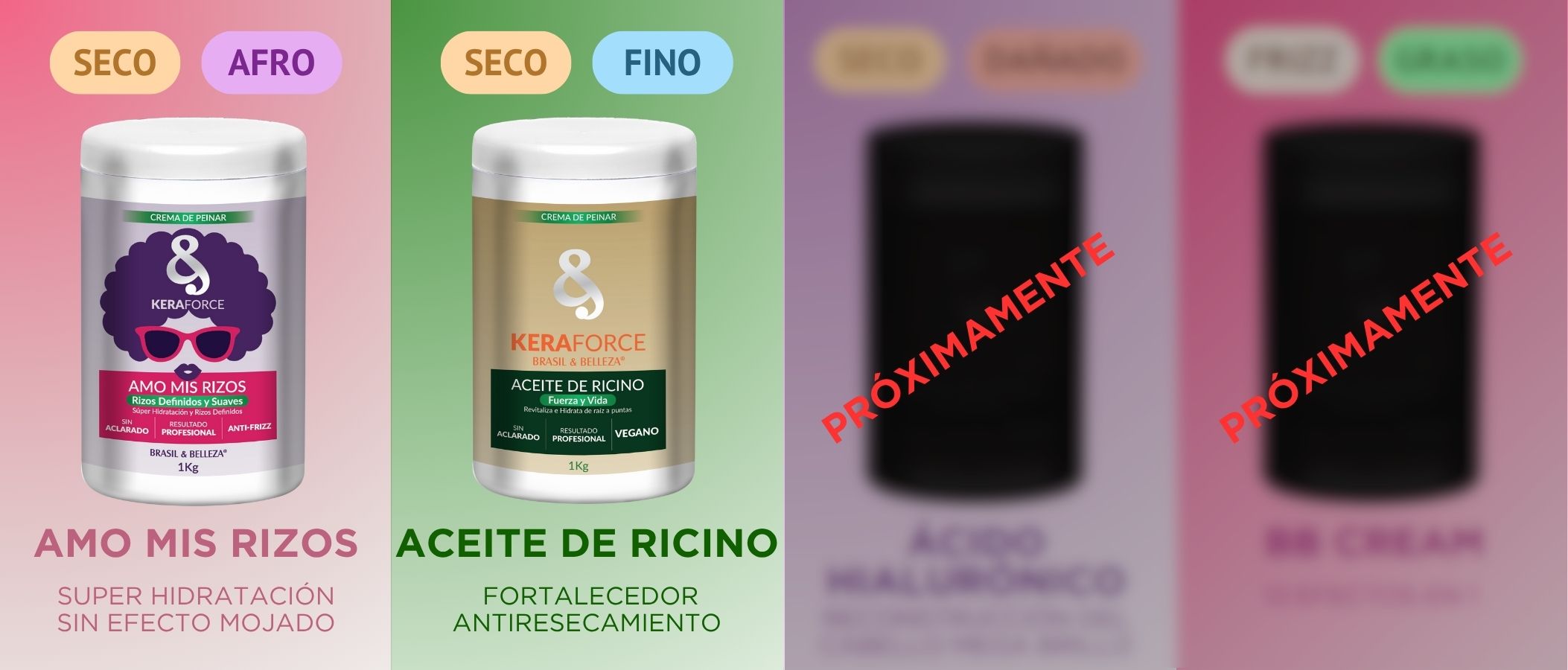 B&B Keraforce Cremas de Peinar Profesionales