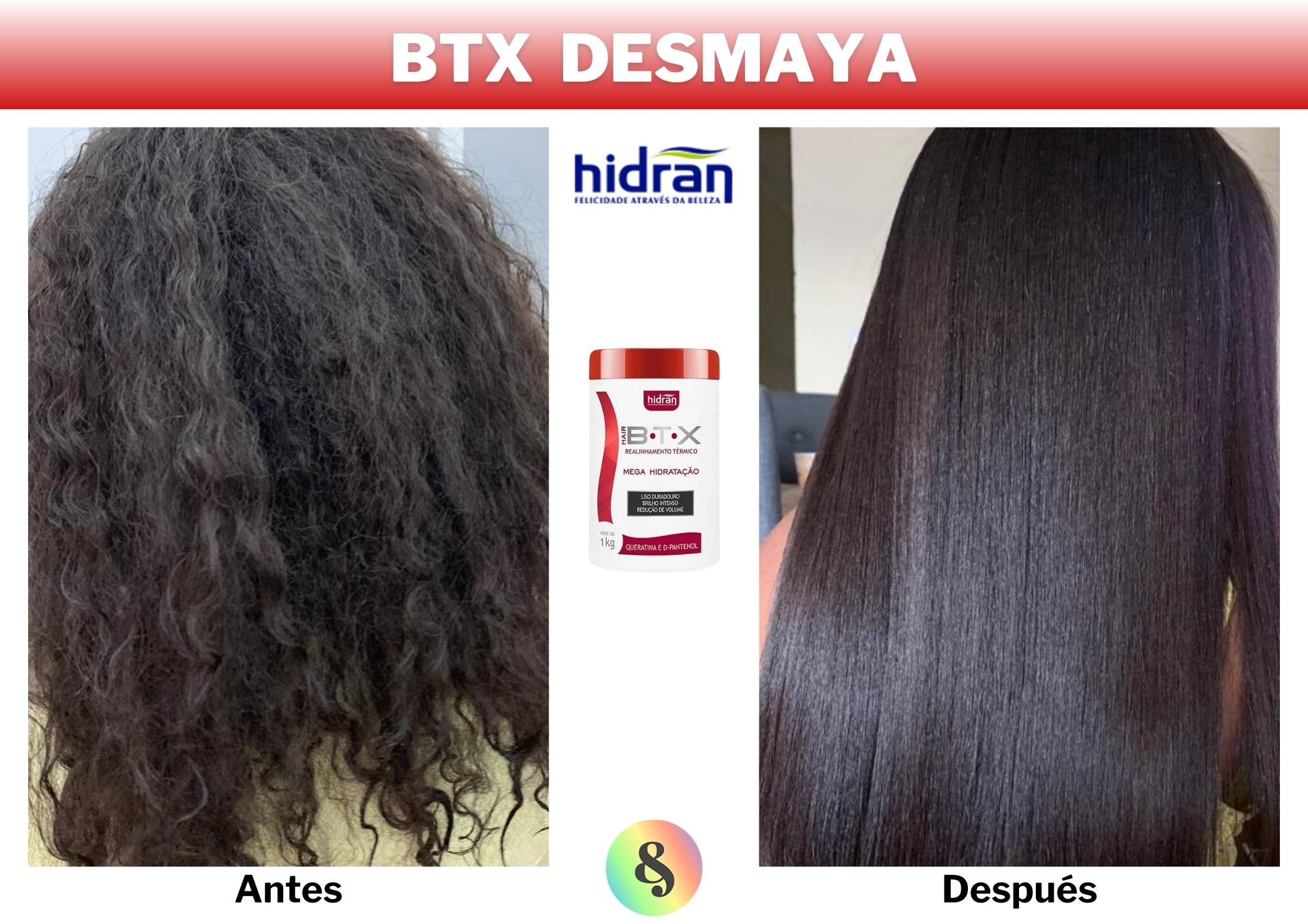 Botox capilar Hidran BTX Desmaya Cabello Keratina