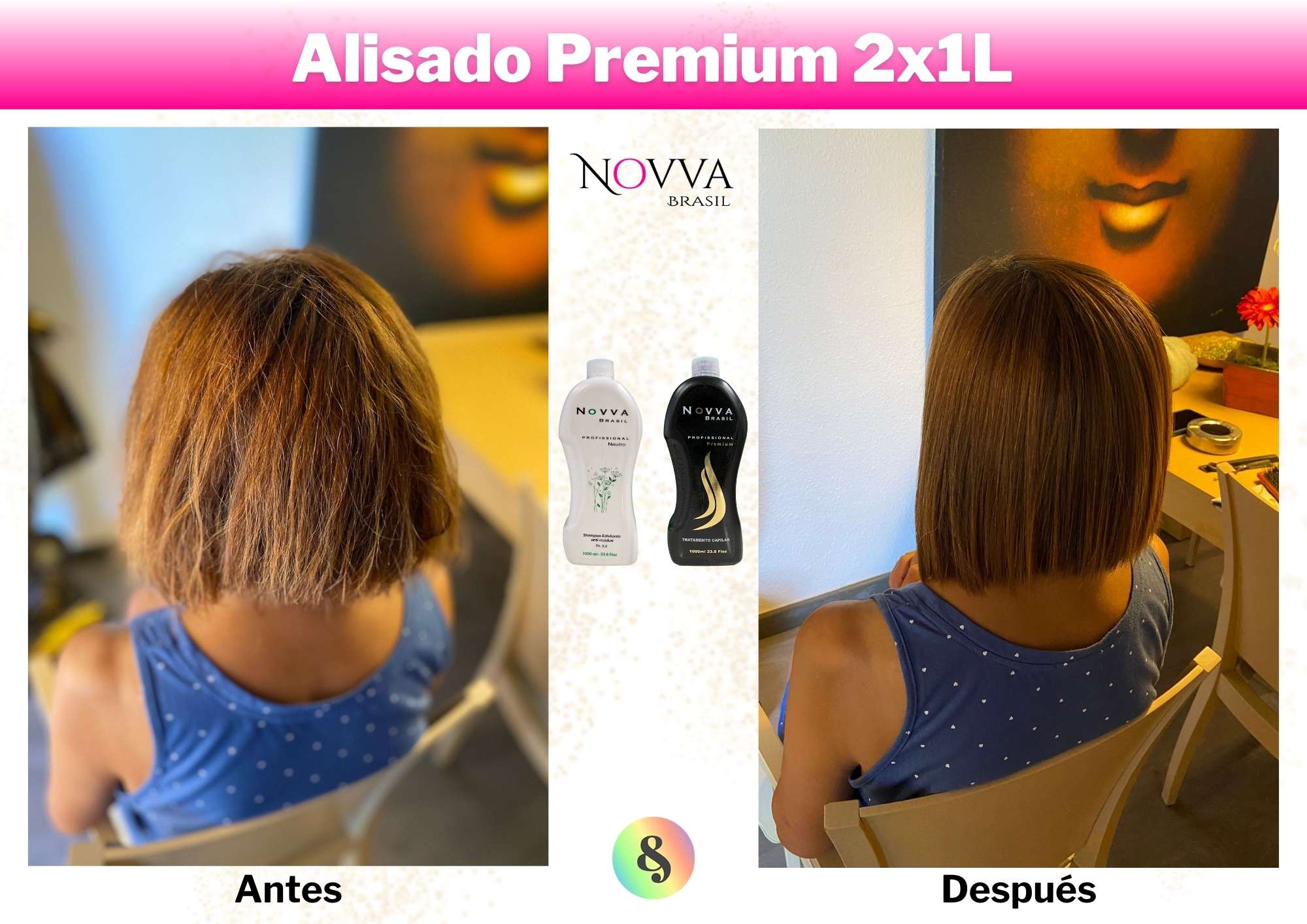 Kit Alisado NovvaBrasil Profesional Premium 2x1L
