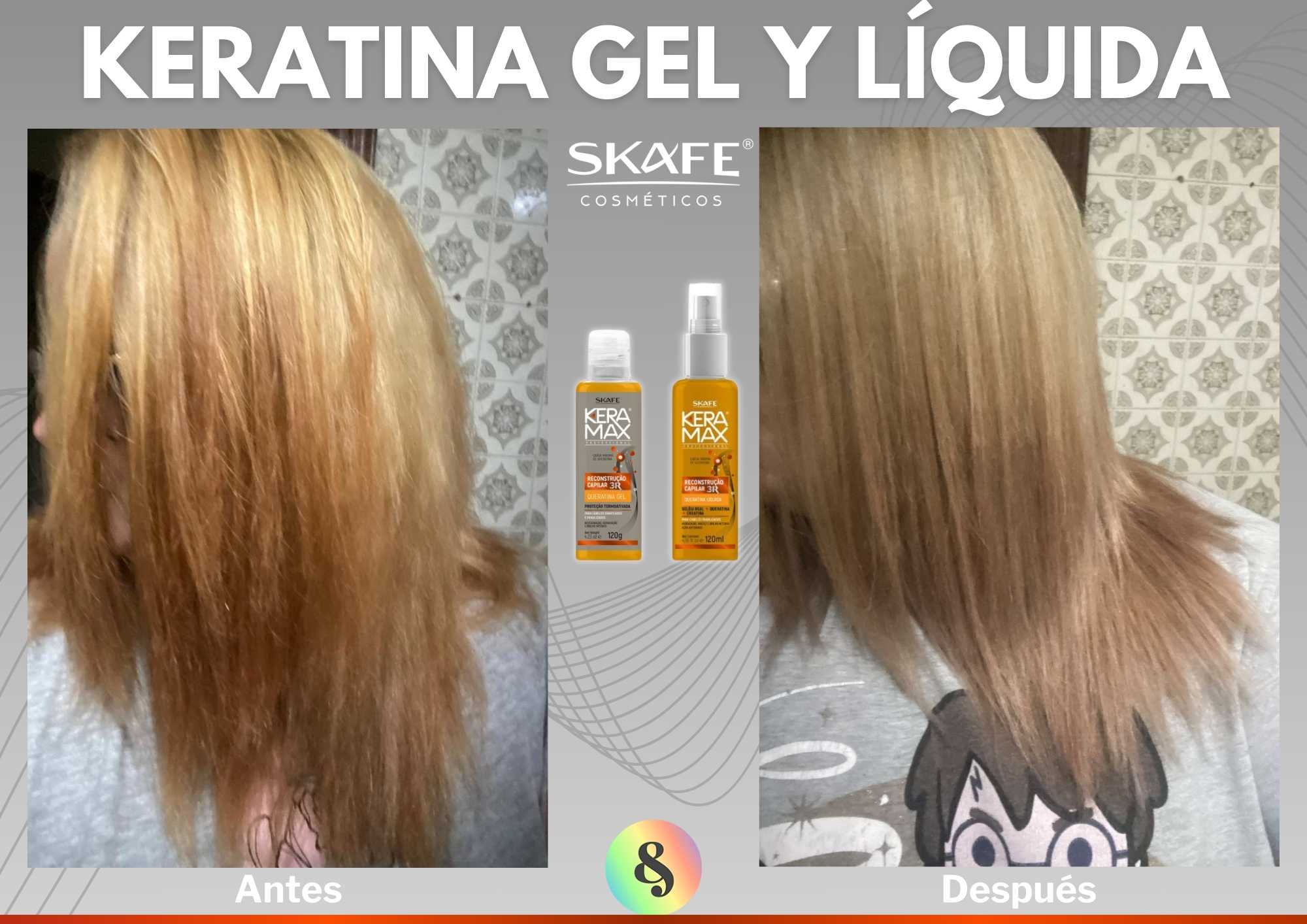 Queratina gel Skafe Keramax Reconstrucción Max Keratin