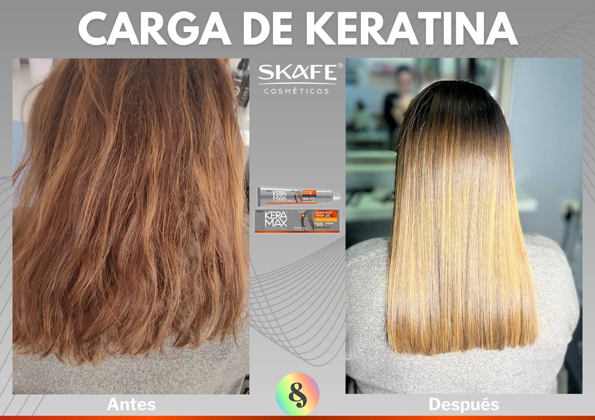 Carga de Keratina Skafe Keramax Reconstrucción 50g