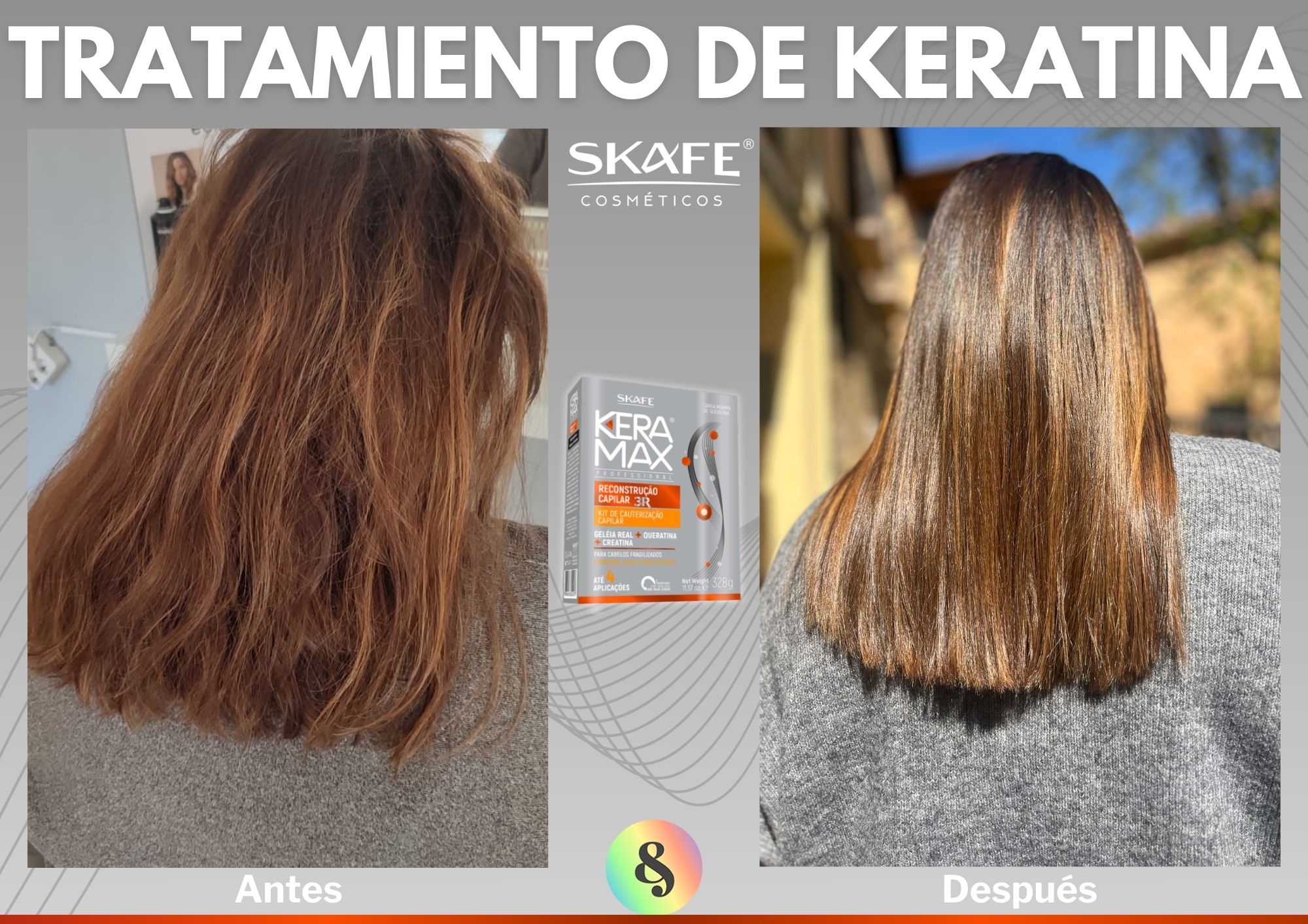 Kit Tratamiento de Keratina Skafe Keramax Reconstrucción